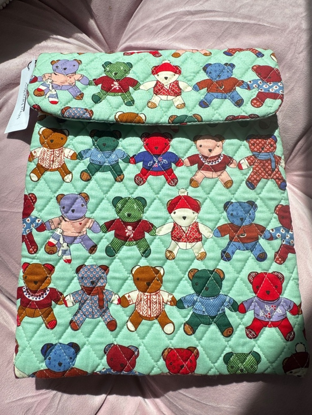 Vera Bradley Quilted Teddy Bear Print bag.